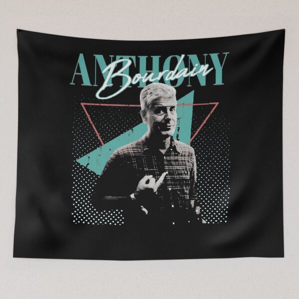 Item preview, Anthony chef Bourdain 80s Aesthetic Fans Gifts designed and sold by MontgomeryDiam.