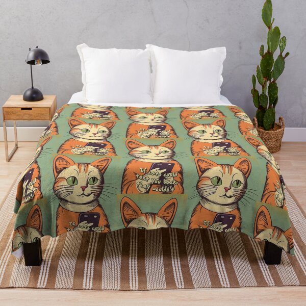 Item preview, If cats could text you back, they wouldn't (#05) [Create a set!] designed and sold by SolidEarthArt.