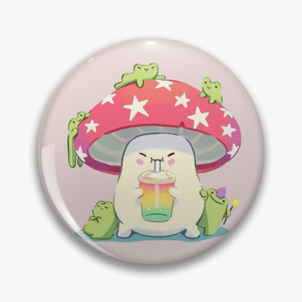 Item preview, Mushroom and Frog love designed and sold by JolinChinn.