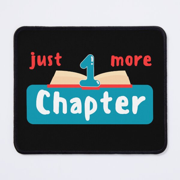 Item preview, Just one more chapter aesthetic funny reading quote designed and sold by wejollydigitals.
