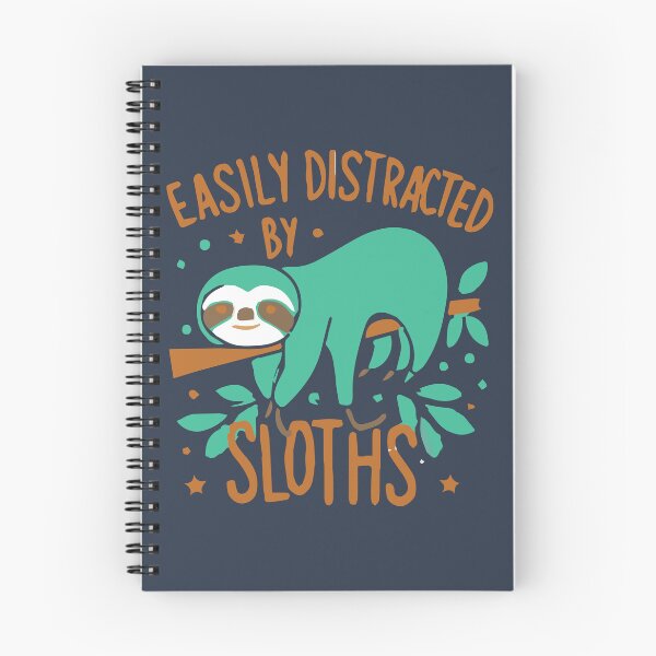 Item preview, Easily Distracted By Sloths designed and sold by beefrancky.