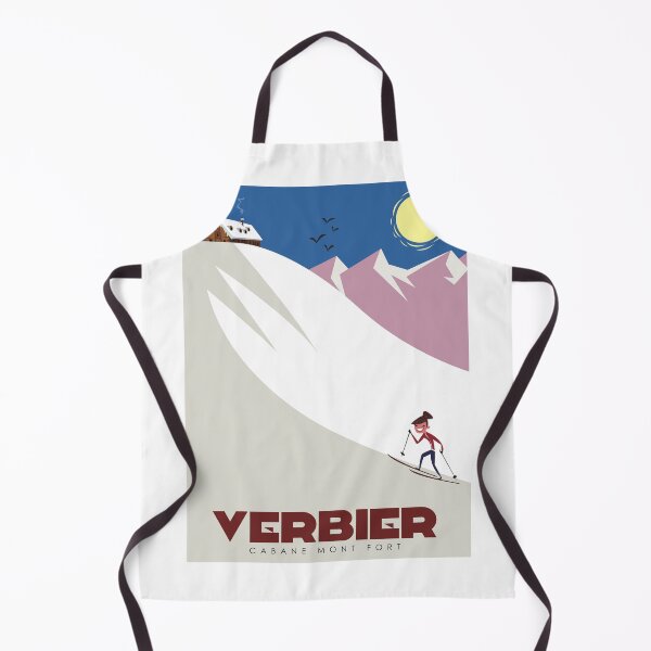 Item preview, Verbier ski poster designed and sold by Gary Godel.