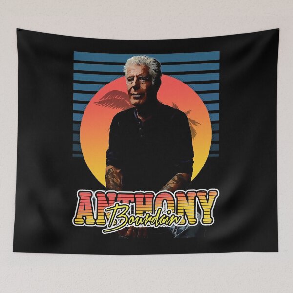 Item preview, Retro Anthony Boundain flyer style designed and sold by LuxuryJovani.