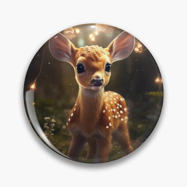 Item preview, Baby deer in the fairy forest designed and sold by QTmals.