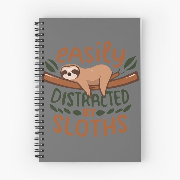 Item preview, Easily Distracted By Sloths designed and sold by beefrancky.