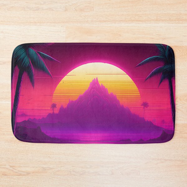 Item preview, Neon Retro Synthwave Sunset Drive Knight Rider designed and sold by IceCreamSmile.