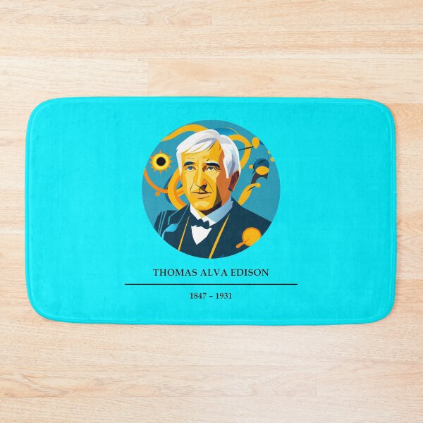 Item preview, Thomas Alva Edison (1847 – 1931) [Ai Generated Vector Art] designed and sold by VitYanakorn.