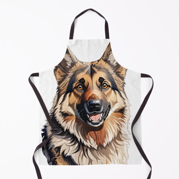 Artikelvorschau, Deutsche Schäferhund-Illustration im Vektorstil entworfen und verkauft von NordicBadger.