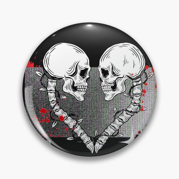 Item preview, Halloween Halloween Romantic Death Heart Skull designed and sold by CyberArtistOne.