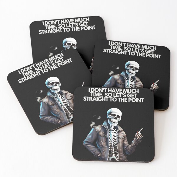Item preview, SKELETON LET'S GET STRAIGHT TO THE POINT designed and sold by justyna-s28.