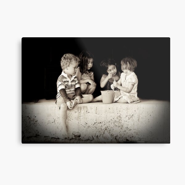 ...a short discussion about sharing... Metal Print