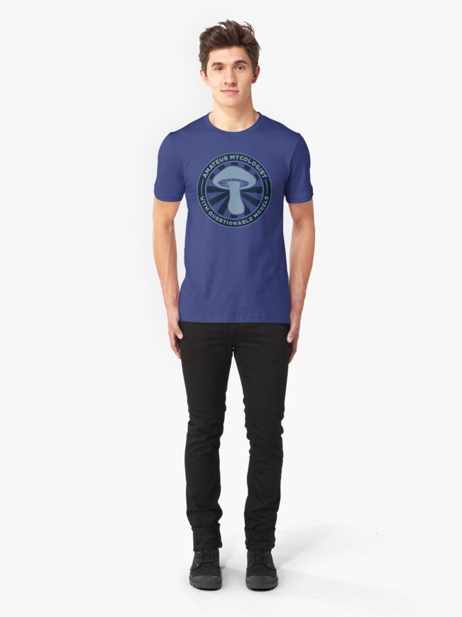 Alternative Ansicht von Amateur Mycologist Questionable Morels - Funny Mushroom Pun Gift Slim Fit T-Shirt