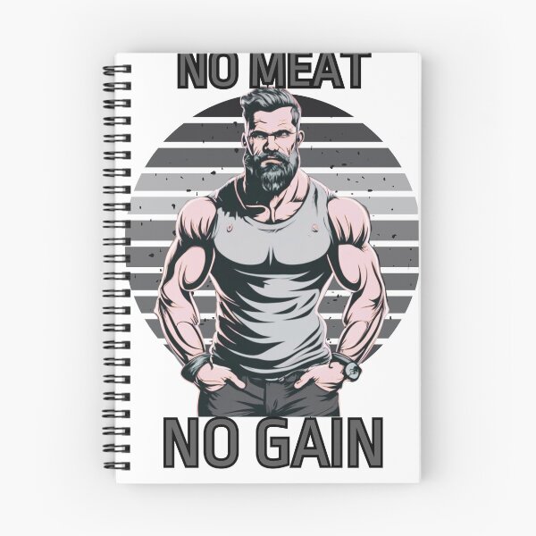 Item preview, NO Meat NO Gain / STANDARD designed and sold by JackAMM.
