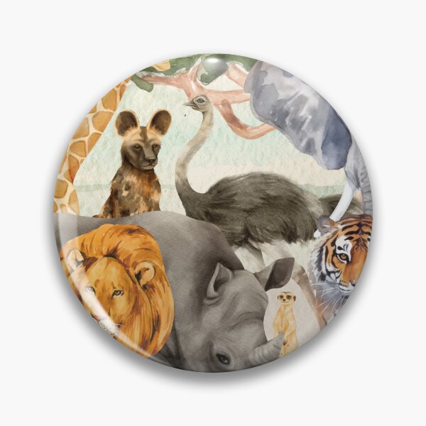 Item preview, Animales en la sabana designed and sold by MaddieMaddox.