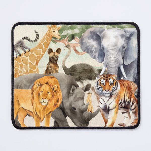 Item preview, Animales en la sabana designed and sold by MaddieMaddox.
