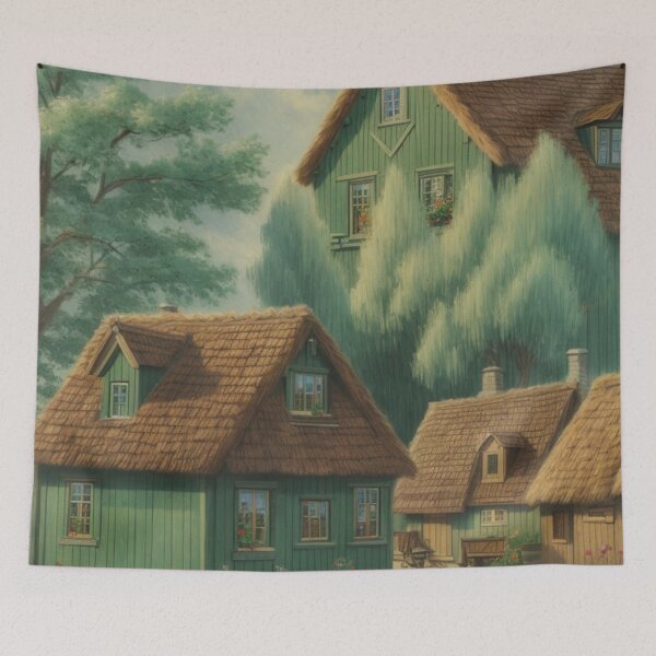 Item preview, Old green village Denmark  designed and sold by mikaws.