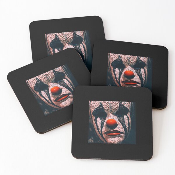 Item preview, Pointillist Clown Mask designed and sold by ThuslySpokenArt.