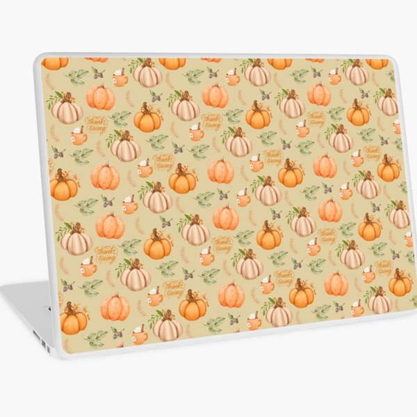 Thanksgiving aesthetic fall pumpkin pattern - beige background Throw Pillow  for Sale by Smitzprints