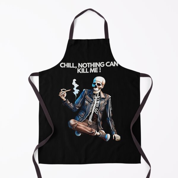 Item preview, SKELETON CHILL NOTHING CAN KILL ME designed and sold by justyna-s28.