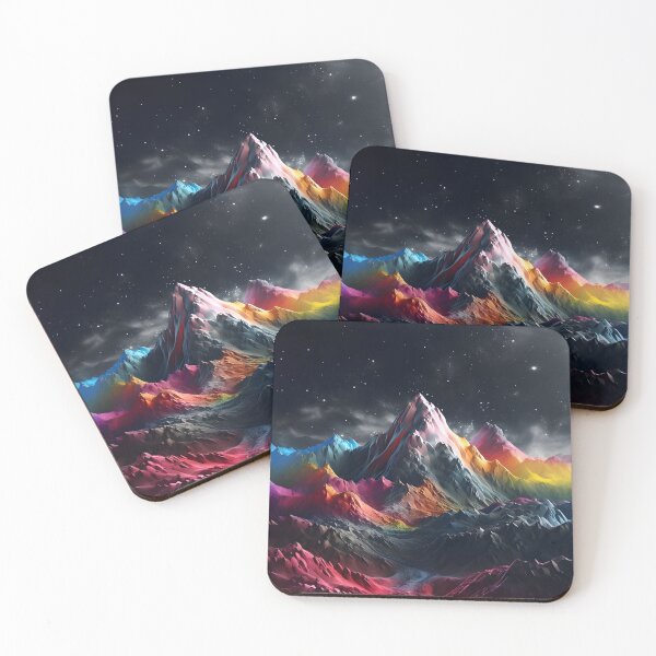 Item preview, Dark Sky, Coloful Mountains designed and sold by Ou-SunShine.