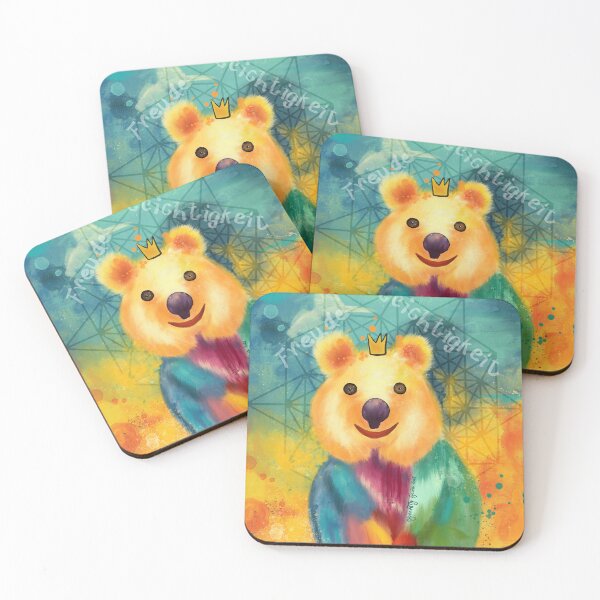 Item preview, colorful quokka, pure joy designed and sold by eigenart-sylvia.