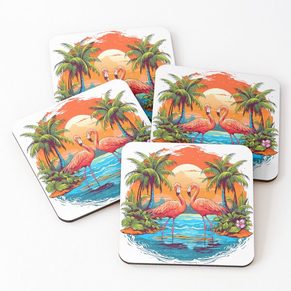 Item preview, Tropical Flamingos designed and sold by Win Hardy.