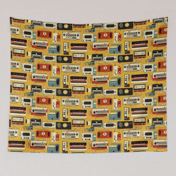 Item preview, 50s style radio pattern 01 designed and sold by okeyjet.