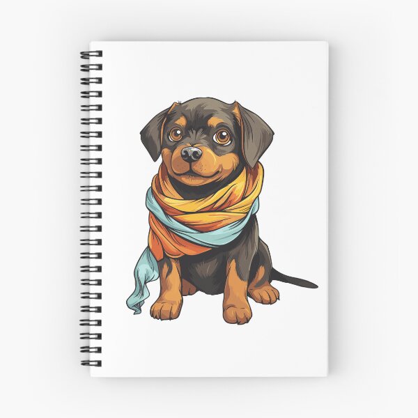 Item preview, Rottweiler wears scarf designed and sold by toriodesigns.