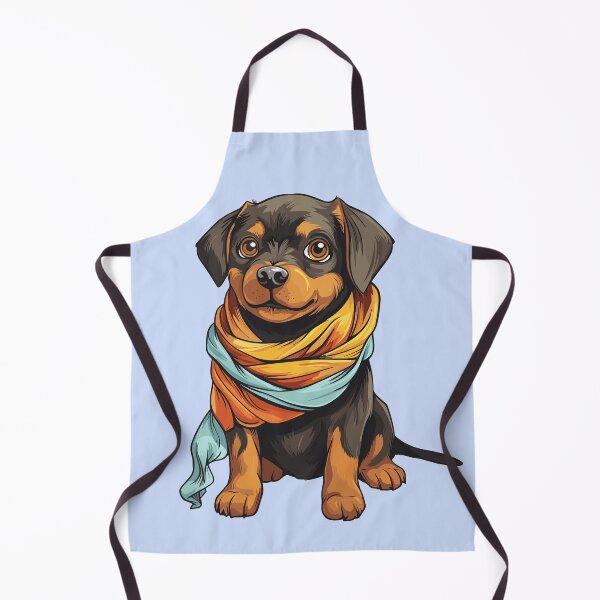 Item preview, Rottweiler wears scarf designed and sold by toriodesigns.