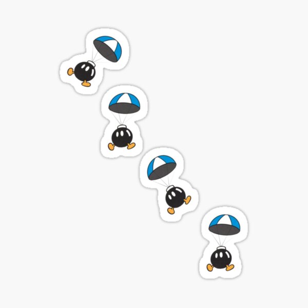 Falling Bob-omb Sticker