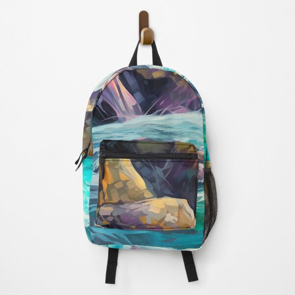 Item preview, Waterfall in the beautiful woods designed and sold by Art by Lilia.