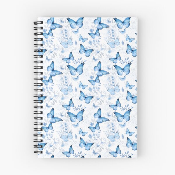 Item preview, Baby Blue & White Butterfly Composite Overlay Pattern #1 designed and sold by ARTficiallyAnon.