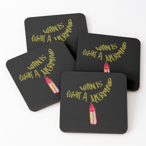 Item preview, LaMaisonOfMY What A Mermaid Wants Collection Icons Red Lipstick Black Series designed and sold by LaMaisonOfMY.