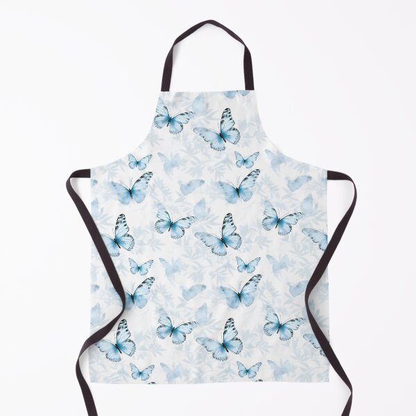 Aperçu de l'œuvre Modèle de superposition composite papillon bleu bébé et blanc #2 créée et vendue par ARTficiallyAnon.