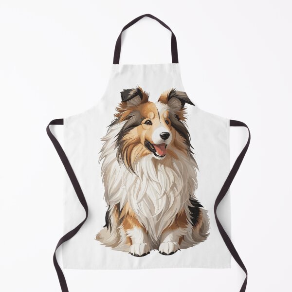 Artikelvorschau, Collie-Illustration im Vektorstil entworfen und verkauft von NordicBadger.
