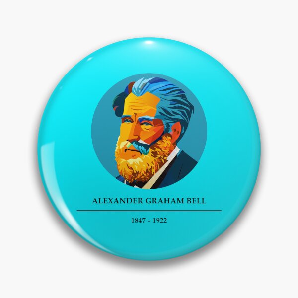 Item preview, Alexander Graham Bell (1847 – 1922) [Ai Generated Vector Art] designed and sold by VitYanakorn.