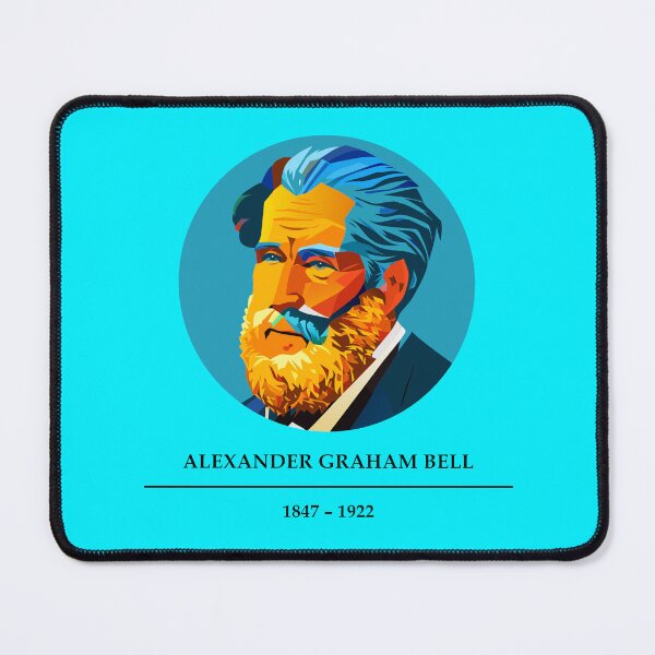 Item preview, Alexander Graham Bell (1847 – 1922) [Ai Generated Vector Art] designed and sold by VitYanakorn.
