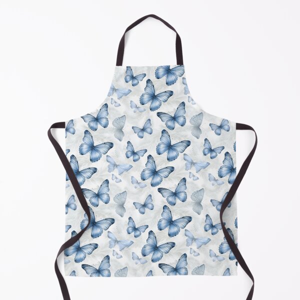 Aperçu de l'œuvre Modèle de superposition composite papillon bleu bébé et blanc #3 créée et vendue par ARTficiallyAnon.