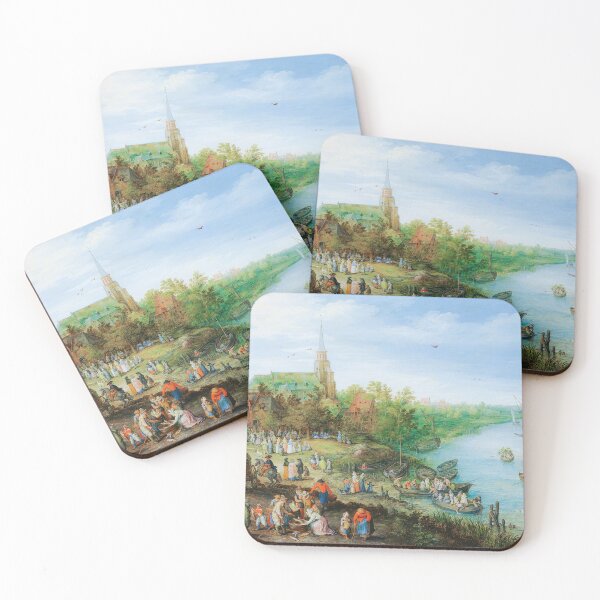 Item preview, Brueghel's Schelle Kermis: Village Life & Self-Portrait designed and sold by TheSoulOfArt.