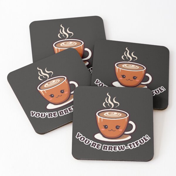 Item preview, Kawaii Coffee - You're Brew-tiful! designed and sold by Sengakuji.