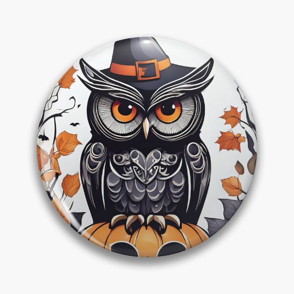 Item preview, Autumn Whispers: Halloween Wise Owl designed and sold by Noorkin.