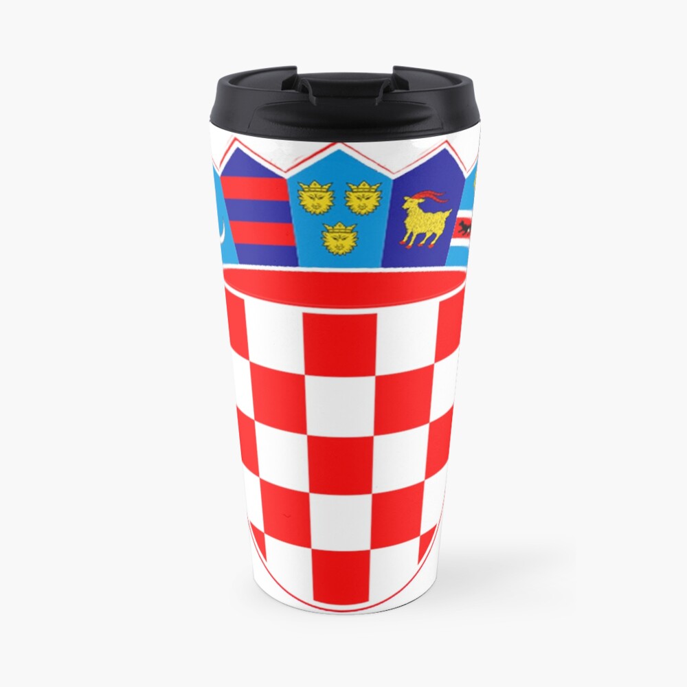 "Croatian Emblem / Flag " Travel Mug by Verbital | Redbubble
