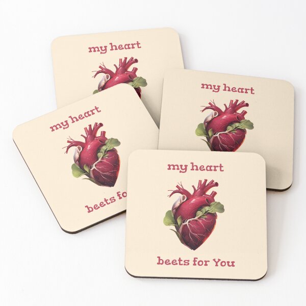 Item preview, My Heart Beets for You - Perfect for Gifting on this Beige Greeting Card designed and sold by EmeraldeaArt.