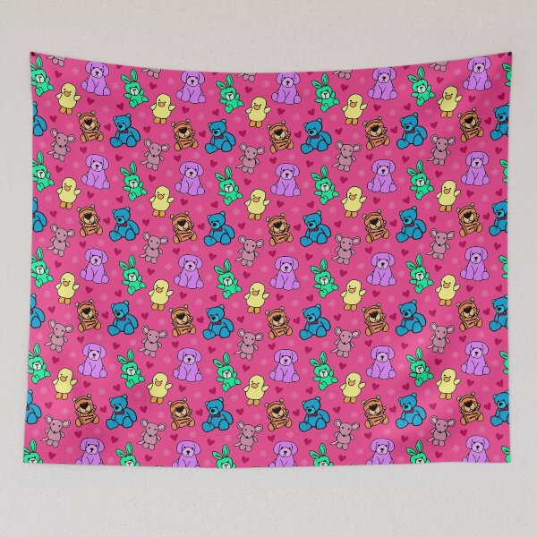Item preview, Cute Stuffed Animal Pattern designed and sold by AlwaysBeColoring.
