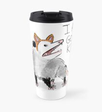 "I AM GOOD KITTY" Design Travel Mug