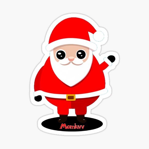 Santa Cutie Sticker