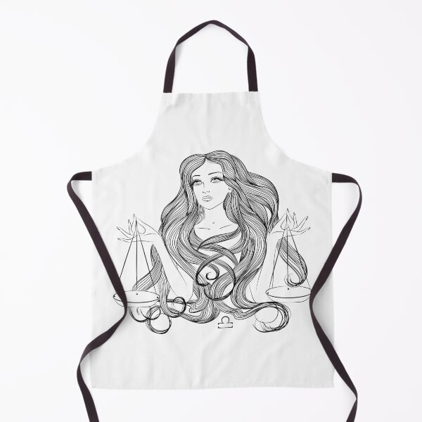 Item preview, Libra zodiac sign Portrait Illustration designed and sold by JAG2B.