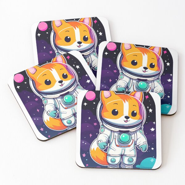 Item preview, Interstellar Foxes: Fusion of Kawaii and Marine Totems designed and sold by TeamPabo.
