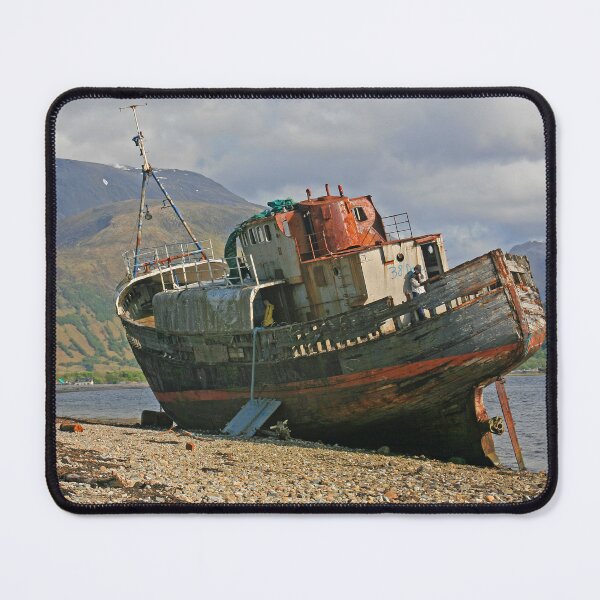 Item preview, Old Boat of Caol, Fort William, May 2023 designed and sold by RedHillDigital.