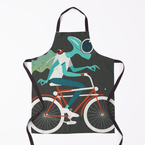 Item preview, alien on bike 2 designed and sold by rayo-art.